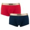 Hugo Boss BOSS Giftbox 2-pack Boxers Shine Blauw & Rood