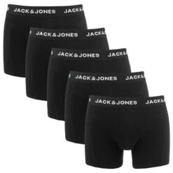 Jack & Jones 5-pack Boxers Plus Size Huey Zwart
