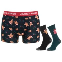 Jack & Jones Vixen Giftbox 3-pack Boxer & Socks Zwart