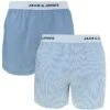 Jack & Jones 2-pack Wijde Boxershorts Lumb Blauw