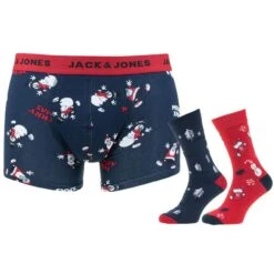 Jack & Jones Giftbox Merry Xmas Boxer & Sokken Multi