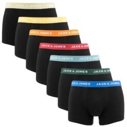 Jack & Jones 7-pack Boxers Vito Combi Zwart
