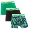 Jack & Jones Jongens 3-pack Boxers Miami Groen & Zwart