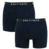 Kultivate 2-pack Boxers Basic Blauw