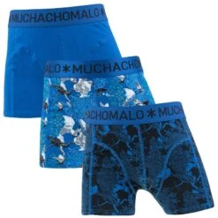 Muchachomalo Jongens 3-pack Boxers Myth Greek Blauw