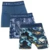 Muchachomalo Jongens 3-pack Boxers Man Lion Blauw