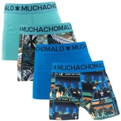 Muchachomalo Jongens 4-pack Boxers Muhammad Ali Experience Multi