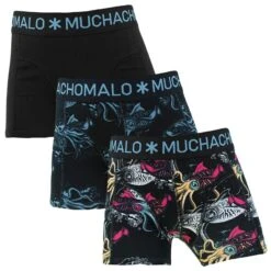 Muchachomalo Jongens 3-pack Boxers Animal Print Multi