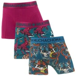Muchachomalo Jongens 3-pack Boxers Zorro Brucelee Multi