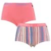 O'Neill Dames 2-pack Boxershorts Multi Stripe Multi