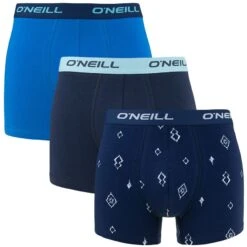 O'Neill 3-pack Boxers Marine Princess Blauw
