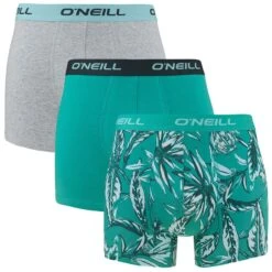 O'Neill 3-pack Boxers Multi Flowers Groen & Grijs