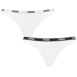 PUMA Dames Iconic 2-pack Cotton Modal Slips Wit