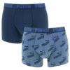 PUMA 2-pack Boxers All Over Logo AOP Blauw II