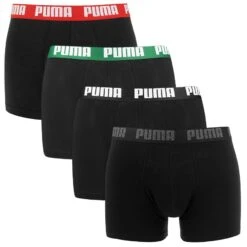 PUMA 4-pack Boxers Basic Combi Zwart