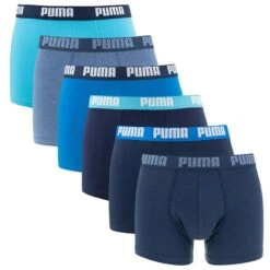 PUMA 6-pack Boxers Basic Blauw