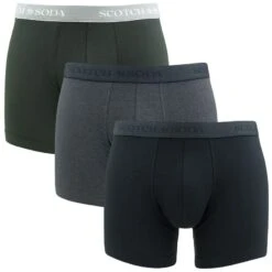 Scotch & Soda 3-pack Boxers Basic Herringbone Multi