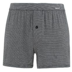 SKINY Bamboe Cooling Deluxe Wijde Boxer Stripe Zwart