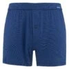 SKINY Bamboe Cooling Deluxe Wijde Boxer Stripe Blauw