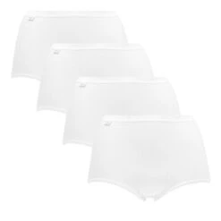 Sloggi Dames Basic 4-pack Slips Wit