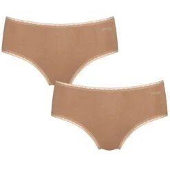Sloggi Dames Go 2-pack Midi Slips Beige
